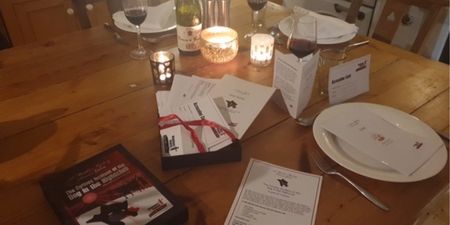 What is a murder mystery dinner party kit?