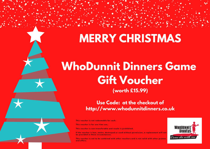 WhoDunnit Dinners Gift Card