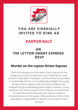 Load image into Gallery viewer, Murder on the Leyton Orient Express - 6 Player Downloadable Zoom Mystery Game