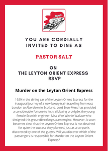 Murder on the Leyton Orient Express - 6 Player Downloadable Zoom Mystery Game